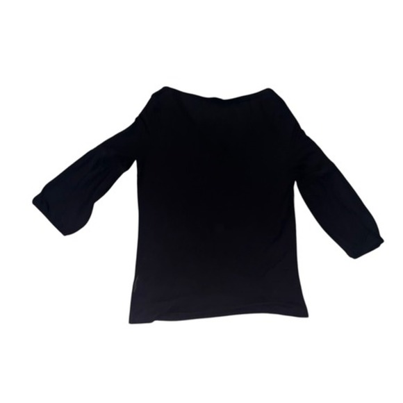 Escada Sport black Round Neck Baloon Sleeve Minimalist Monochrome size l - Picture 2 of 7